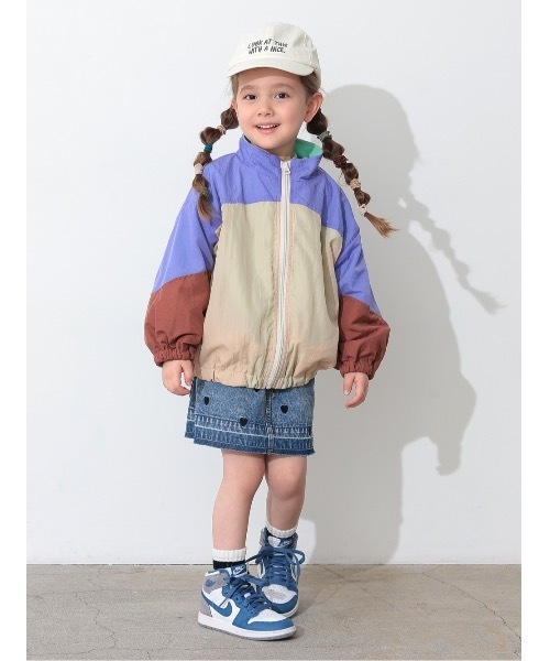 Ocean&Ground（オーシャン&グラウンド）の「ハート刺繍デニムミニスカート（スカート・キッズ・ブラック/ブルー・120/110/100/90/140/130）」の17枚目の写真