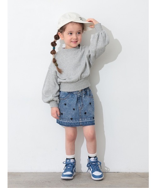 ハート刺繍デニムミニスカート（スカート）｜Ocean&Ground（オーシャン