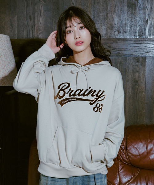 repipi armario（レピピ アルマリオ）の「ハイショクルーズフーディ（パーカー・キッズ・アイボリー/ベージュ/スミクロ/グレー/ブラック・LARGE/MEDIUM/SMALL）」の5枚目の写真