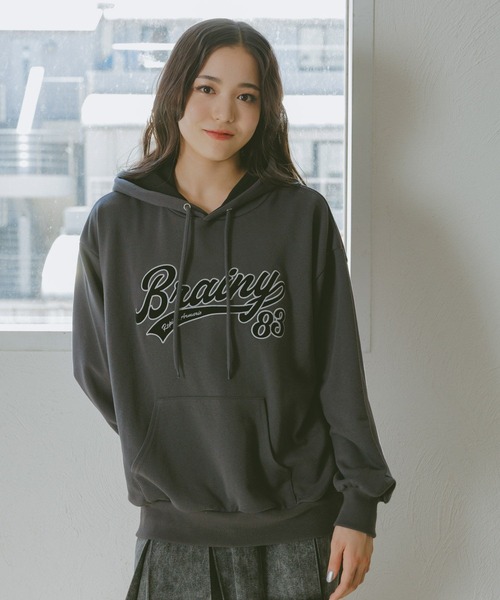 repipi armario（レピピ アルマリオ）の「ハイショクルーズフーディ（パーカー・キッズ・アイボリー/ベージュ/スミクロ/グレー/ブラック・LARGE/MEDIUM/SMALL）」の3枚目の写真