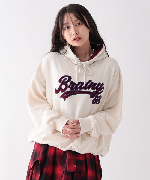 repipi armario（レピピ アルマリオ）の「ハイショクルーズフーディ（パーカー・キッズ・アイボリー/ベージュ/スミクロ/グレー/ブラック・LARGE/MEDIUM/SMALL）」の7枚目の写真