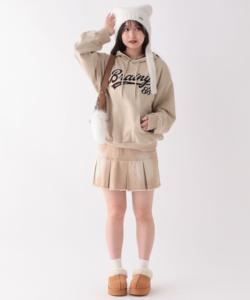 repipi armario（レピピ アルマリオ）の「ハイショクルーズフーディ（パーカー・キッズ・アイボリー/ベージュ/スミクロ/グレー/ブラック・LARGE/MEDIUM/SMALL）」の17枚目の写真