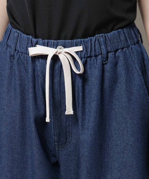 NANO universe（ナノユニバース）の「ドロストデニムパンツ(セットアップ可)（デニムパンツ・レディース・ライトブルー/ネイビー・FREE）」の20枚目の写真