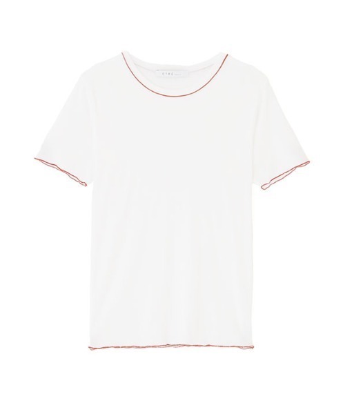 ETRE TOKYO（エトレトウキョウ）の「カラーメローシアーTee（Tシャツ/カットソー・レディース・ブラウン/ホワイト/ベージュ・FREE）」の22枚目の写真