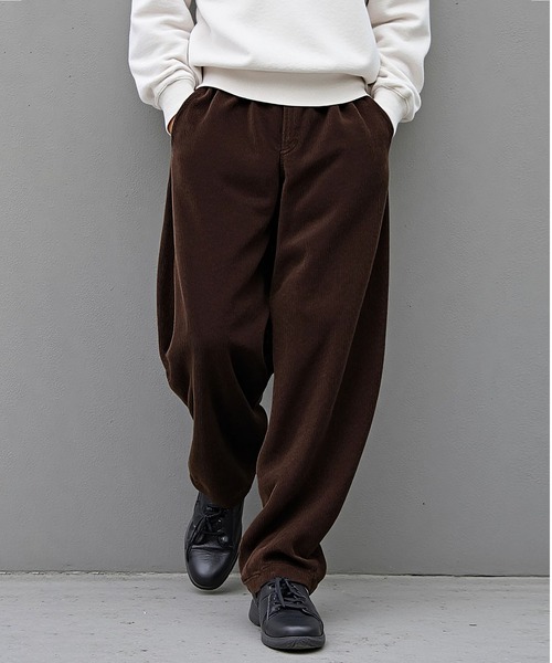 RED KAP(レッドキャップ)の「REDKAP/レッドキャップ バルーンコーデュロイパンツ アメカジ ロングパンツ ワイドパンツ ボトムス(その他パンツ・メンズ・ブラウン/カーキ/ブラック/ベージュ・M/L/XL)」の6枚目の写真