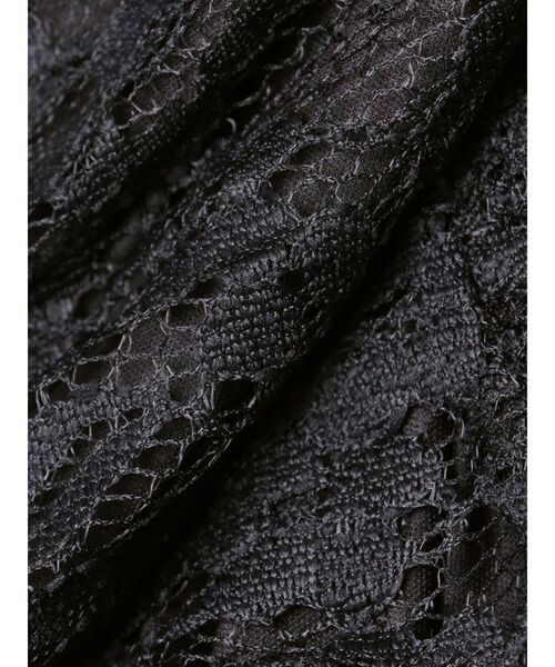 jouetie（ジュエティ）の「アシメヘムシアーロングレーススカート（スカート・レディース・ブラック/オフホワイト/ブルー・MEDIUM）」の9枚目の写真