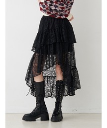 jouetie | アシメヘムシアーロングレーススカート(スカート)