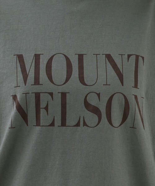 MICA&DEAL（マイカ＆ディール）の「"MOUNT NELSON"ロゴ5分袖Tシャツ（Tシャツ/カットソー・レディース・ライトベージュ/グレー/ホワイト・FREE）」の8枚目の写真