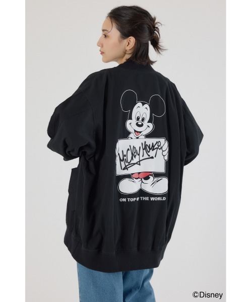 RODEO CROWNS WIDE BOWL（ロデオクラウンズワイドボウル）の「（ミッキー）ミリタリーブルゾン（ブルゾン・レディース・ブルー/ブラック/カーキ・FREE）」の9枚目の写真