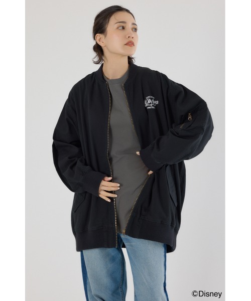 RODEO CROWNS WIDE BOWL（ロデオクラウンズワイドボウル）の「（ミッキー）ミリタリーブルゾン（ブルゾン・レディース・ブルー/ブラック/カーキ・FREE）」の12枚目の写真