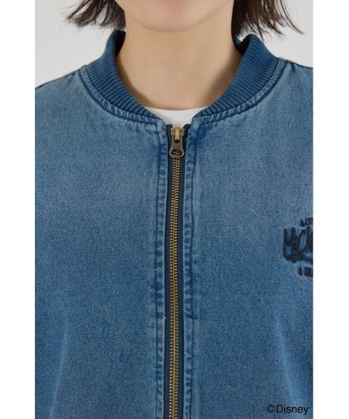 ロデオクラウンズ 【UNISEX】（ミッキー） ミリタリーブルゾン ブルー ミッキー）ミリタリーブルゾン（ブルゾン）｜RODEO CROWNS WIDE BOWL