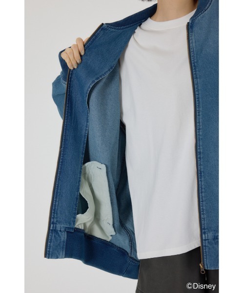 ロデオクラウンズ 【UNISEX】（ミッキー） ミリタリーブルゾン ブルー ミッキー）ミリタリーブルゾン（ブルゾン）｜RODEO CROWNS WIDE BOWL