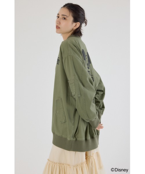 RODEO CROWNS WIDE BOWL（ロデオクラウンズワイドボウル）の「（ミッキー）ミリタリーブルゾン（ブルゾン・レディース・ブルー/ブラック/カーキ・FREE）」の15枚目の写真