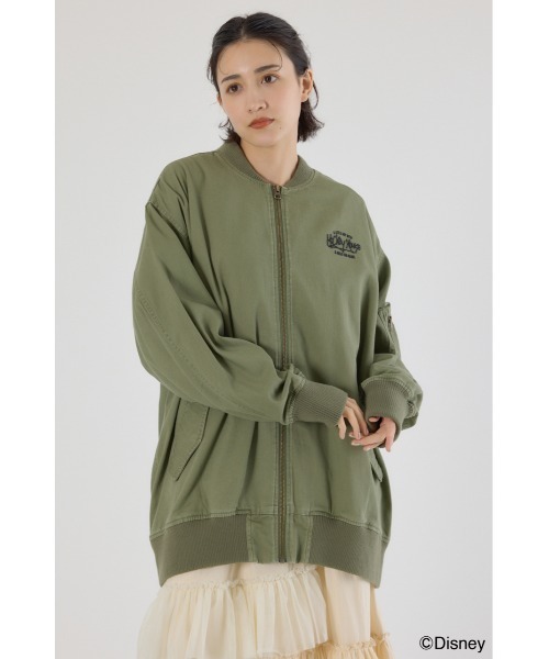 RODEO CROWNS WIDE BOWL（ロデオクラウンズワイドボウル）の「（ミッキー）ミリタリーブルゾン（ブルゾン・レディース・ブルー/ブラック/カーキ・FREE）」の16枚目の写真