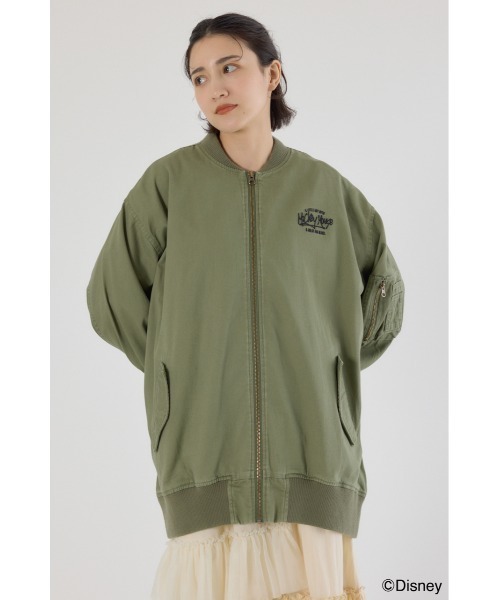 RODEO CROWNS WIDE BOWL（ロデオクラウンズワイドボウル）の「（ミッキー）ミリタリーブルゾン（ブルゾン・レディース・ブルー/ブラック/カーキ・FREE）」の17枚目の写真