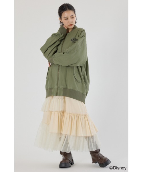 RODEO CROWNS WIDE BOWL（ロデオクラウンズワイドボウル）の「（ミッキー）ミリタリーブルゾン（ブルゾン・レディース・ブルー/ブラック/カーキ・FREE）」の18枚目の写真