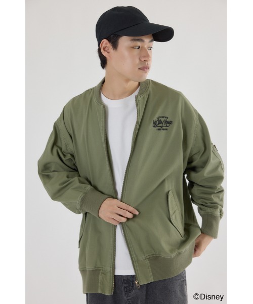 RODEO CROWNS WIDE BOWL（ロデオクラウンズワイドボウル）の「（ミッキー）ミリタリーブルゾン（ブルゾン・レディース・ブルー/ブラック/カーキ・FREE）」の20枚目の写真