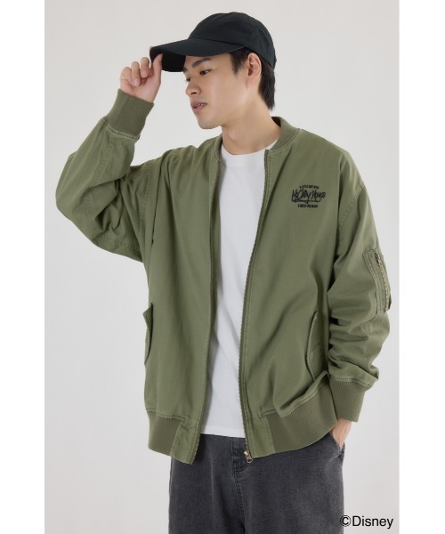 RODEO CROWNS WIDE BOWL（ロデオクラウンズワイドボウル）の「（ミッキー）ミリタリーブルゾン（ブルゾン・レディース・ブルー/ブラック/カーキ・FREE）」の21枚目の写真