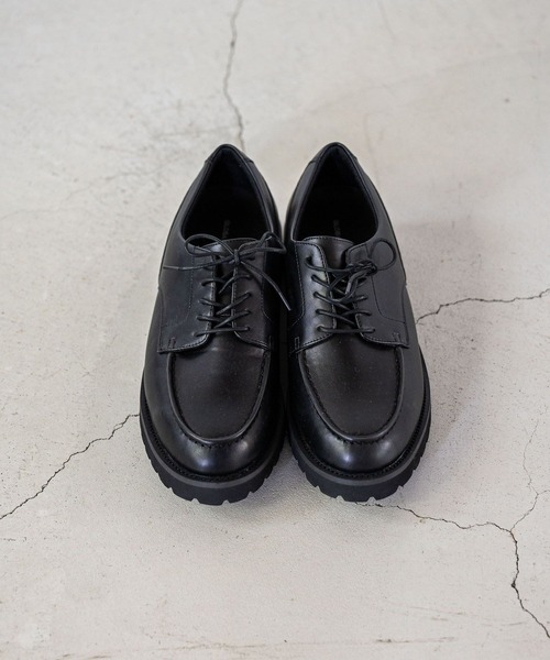 GLOBAL WORK（グローバルワーク）の「らくっション撥水レザーシューズ/572273（その他シューズ・メンズ・ブラック系その他/ブラック/その他/ブラック系その他2・LARGE/SMALL/MEDIUM）」の7枚目の写真