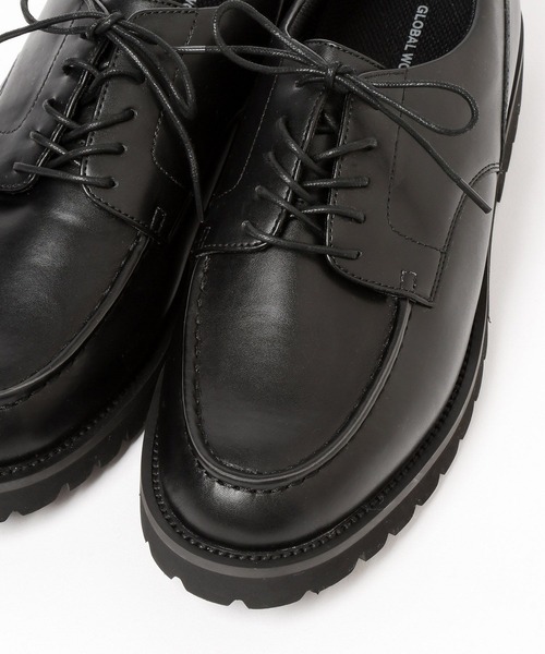 anrealage パッチワーク　レザーシューズ　27cm 黒 anrealage パッチワーク レザーシューズ 27cm 黒