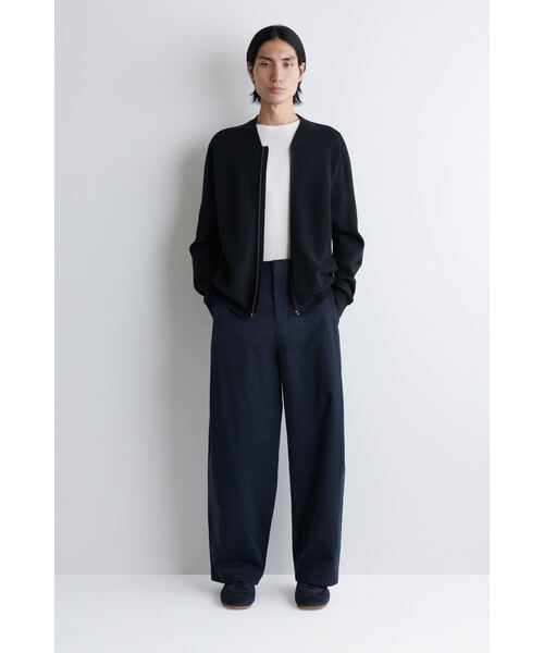 COS コットンワイドレッグチノ ブラック 48 コス コットンワイドレッグチノ（チノパンツ）｜COS（コス）のファッション