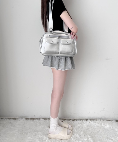 セール】アウトポケットボストンバッグ（ボストンバッグ）｜TITTY&CO