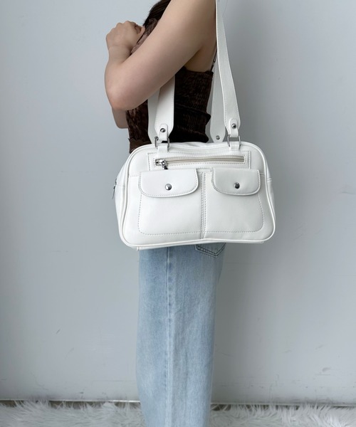 セール】アウトポケットボストンバッグ（ボストンバッグ）｜TITTY&CO