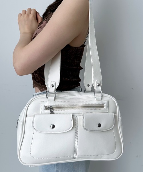 セール】アウトポケットボストンバッグ（ボストンバッグ）｜TITTY&CO