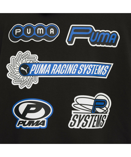 PUMA(プーマ)の「PUMA プーマ ユニセックス フューチャー プーマ アーカイブ グラフィック(パーカー・メンズ・ブラック×ホワイト/ホワイト×ブルー・LARGE/XX-LARGE/SMALL/MEDIUM/X-LARGE)」の16枚目の写真