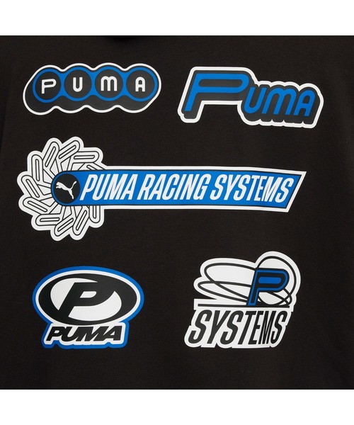 PUMA(プーマ)の「PUMA プーマ ユニセックス フューチャー プーマ アーカイブ グラフィック(パーカー・メンズ・ブラック×ホワイト/ホワイト×ブルー・LARGE/XX-LARGE/SMALL/MEDIUM/X-LARGE)」の11枚目の写真