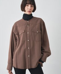 Whim Gazette ウィムガゼット ブラウン 長袖シャツ Fサイズ ウィムガゼット ブラウン 長袖 シャツ・ブラウス 楽天市場
