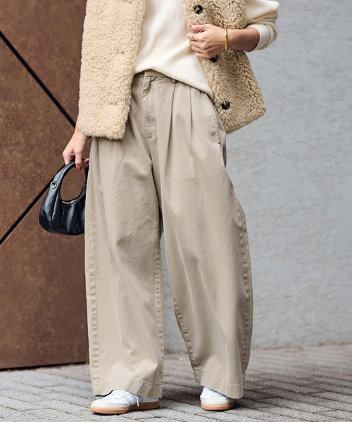 CHINO SLOUCHY パンツ（チノパンツ）｜FRAMeWORK（フレームワーク）の