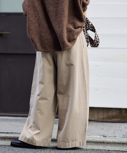 セール】CHINO SLOUCHY パンツ（チノパンツ）｜FRAMeWORK（フレーム