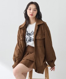 INGNI | フェイクスエードビッグブルゾン(セットアップ対応)(ブルゾン)