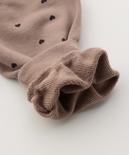 Seraph（セラフ）の「【ジュニア対応】袖ふんわり総柄トレーナー（スウェット・キッズ・イエロー/ラベンダー/アイボリー/ブラウン・140/130/120/110/100/90/80）」の11枚目の写真