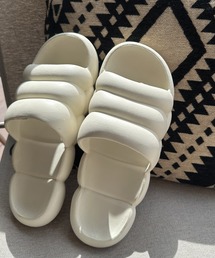 ARCADE（アーケード）の「可愛いもこもこデザイン/パステルカラー サンダル スリッパ（ルームシューズ/スリッパ）」