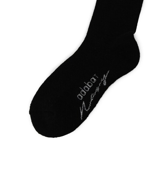 adabat（アダバット）の「【ADABAT NAVY】ボンボンサルーキニーハイウォームソックス（ソックス/靴下・レディース・ブラック/ネイビー/ライトグレー・00）」の7枚目の写真