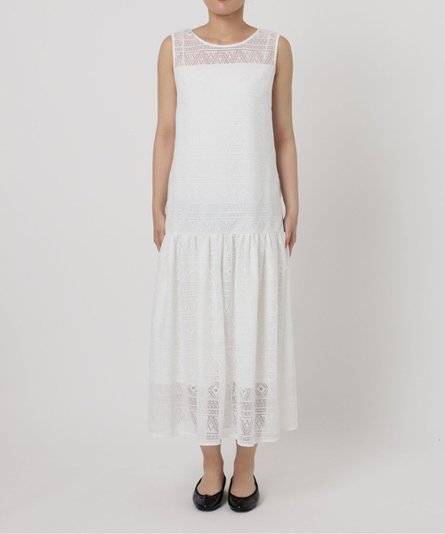 La TOTALITE（ラトータリテ）の「《追加》【洗える】レースティアードワンピース（ワンピース・レディース・ブラック・38/36）」の8枚目の写真