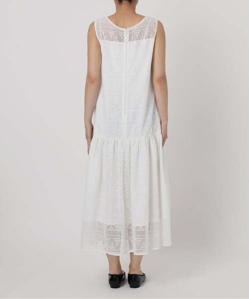 La TOTALITE（ラトータリテ）の「《追加》【洗える】レースティアードワンピース（ワンピース・レディース・ブラック・38/36）」の10枚目の写真