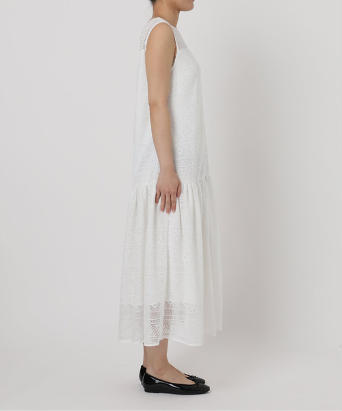 La TOTALITE（ラトータリテ）の「《追加》【洗える】レースティアードワンピース（ワンピース・レディース・ブラック・38/36）」の11枚目の写真