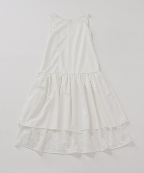 La TOTALITE（ラトータリテ）の「《追加》【洗える】レースティアードワンピース（ワンピース・レディース・ブラック・38/36）」の14枚目の写真