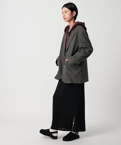 CITEN（シテン）の「<CITEN>テーラードジャケット（テーラードジャケット・レディース・モカ/ダークグレー/その他1・S/M）」の10枚目の写真