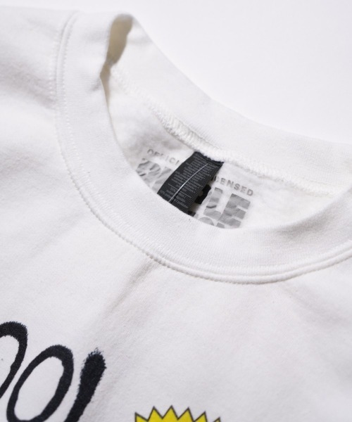 THRIFTY LOOK（スリフティールック）の「THRIFTY LOOK / スリフティールック THRIFTY "MTV BABH" CREW SWEAT ユーズド加工 ビーバス バットヘッド MTV キャラクター クルーネックスウェット（スウェット・メンズ・ホワイト/グレー・LARGE/XX-LARGE/X-LARGE）」の14枚目の写真