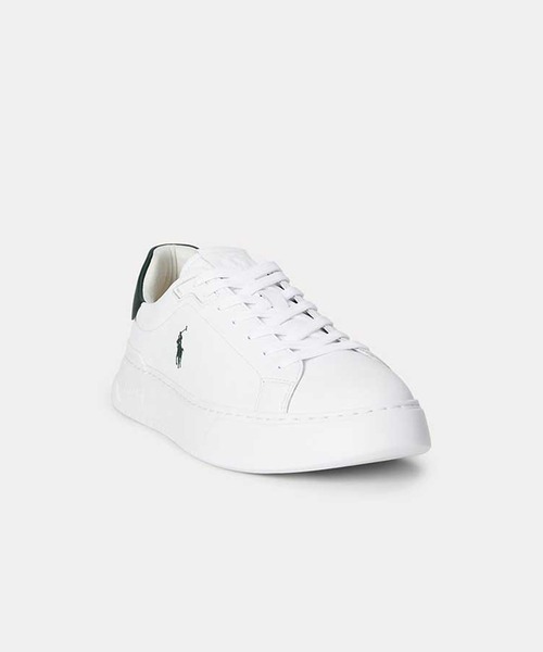 POLO RALPH LAUREN(ポロ ラルフ ローレン)の「ポロ ラルフ ローレン RLITE COURT ライト コート スニーカー(スニーカー・メンズ・ホワイト×グリーン/ホワイト×ネイビー・80/85/90/95/100/75)」の3枚目の写真