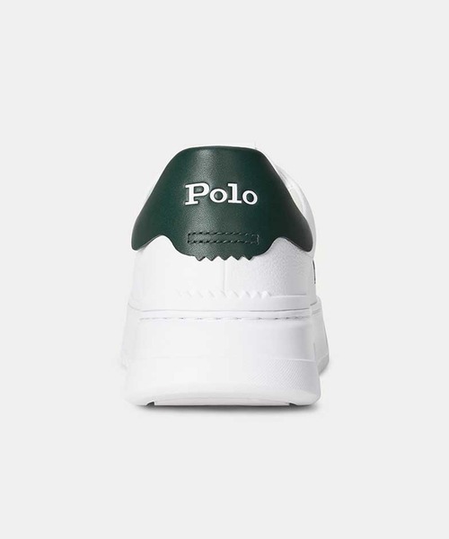 POLO RALPH LAUREN(ポロ ラルフ ローレン)の「ポロ ラルフ ローレン RLITE COURT ライト コート スニーカー(スニーカー・メンズ・ホワイト×グリーン/ホワイト×ネイビー・80/85/90/95/100/75)」の5枚目の写真