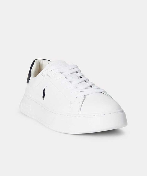 POLO RALPH LAUREN(ポロ ラルフ ローレン)の「ポロ ラルフ ローレン RLITE COURT ライト コート スニーカー(スニーカー・メンズ・ホワイト×グリーン/ホワイト×ネイビー・80/85/90/95/100/75)」の8枚目の写真
