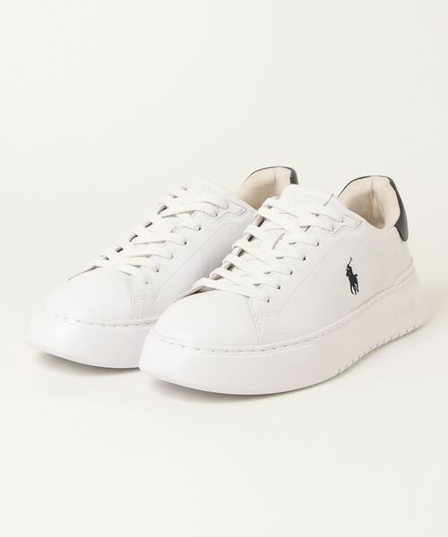 POLO RALPH LAUREN(ポロ ラルフ ローレン)の「ポロ ラルフ ローレン RLITE COURT ライト コート スニーカー(スニーカー・メンズ・ホワイト×グリーン/ホワイト×ネイビー・80/85/90/95/100/75)」の12枚目の写真