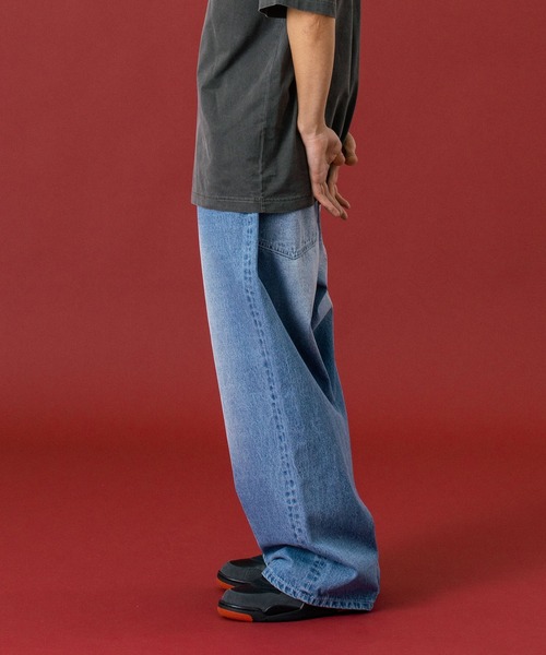 WASHED BAGGY DENIM PANTS（デニムパンツ）｜XLARGE（エクストララージ