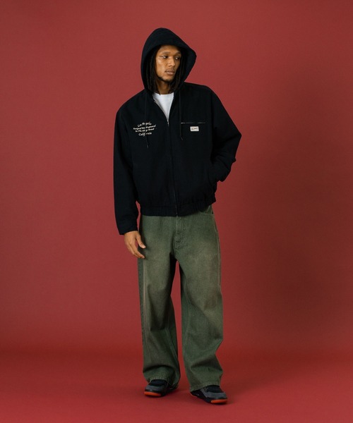 XLARGE（エクストララージ）の「WASHED BAGGY DENIM PANTS（デニムパンツ・メンズ・ブラック/オリーブ/ライトインディゴブルー・30inch/32inch/34inch/36inch）」の14枚目の写真