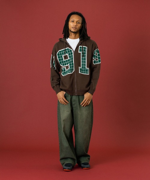 XLARGE（エクストララージ）の「WASHED BAGGY DENIM PANTS（デニムパンツ・メンズ・ブラック/オリーブ/ライトインディゴブルー・30inch/32inch/34inch/36inch）」の16枚目の写真